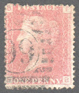 Great Britain Scott 33 Used Plate 146 - FB (2) - Click Image to Close